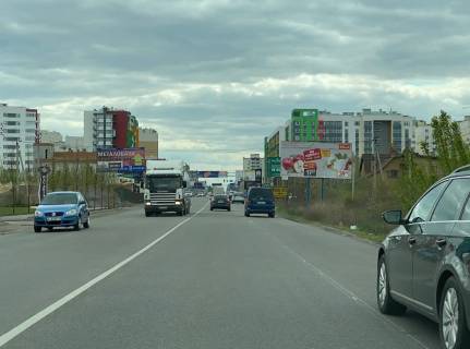 Billboard A in Vishnev, Board 3x6м  st. V. Stusa 33, ZK "Bavaria City" (Lesa), Zal Carstva "Svidkiv Egovi", v bik s Krukivsina Photo 1