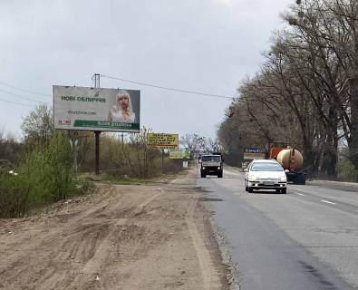 Billboard B in Bilogorodka, Board 3x6м  вул. Білогородська, зупинка, поруч "Кава драйв 2", "Автосервіс Альден АвтоСіті - СТО, Шиномонтаж", навпроти ЖК "Пеший Парквий", "АТБ Маркет", зупинка, ЖК "Таун Хаус - Твій Дім", а/д Р-04 Київ-Фастів-Звенигородка 8+900км., в бік м. Боярка, Photo 1