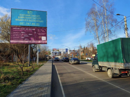 Billboard + in Kryukivshchyna, Board 3х6м (6x6м)  вул. Жулянська \ вул Доброго шляху, Нова Пошта, відділ.№4, "Фора", Фірмовий магазин "First Dnipro brewery 1997",  до  ЖК "Оранж Парк", в бік с. Крюківщина вʼїзд з боку Одеської траси (нижня) Photo 1