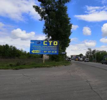Billboard B in Svyatopetrivske st. Bilogorods'ka, 20/st. Petropavlivs'ka - povorot-zupinka na  "Farmacevticnij zavod "Falbi","Apteka "Falbi", v napramku m. Kieva, m. Visnevogo Photo 1