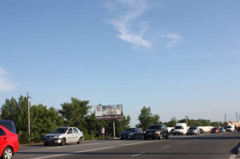 Billboard B in Vishgorod, Board 3x6м  вул. Набережная/вул. Піщана, напротив АЗС "motto", напрямок з Києва Photo 1