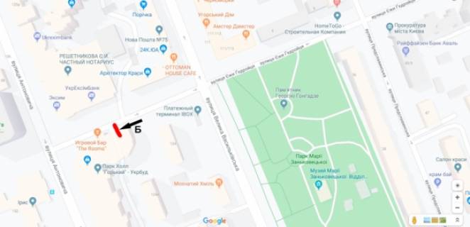 Scrolller, Scroll B in Kyiv, скролл 3.14*2.3  st. Tverskaa (st. Ezi Gedrojca) / "UkrEksim Bank", v naav. st. Antonovica - 452946 scheme