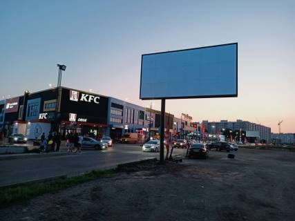Billboard A in Sofiivska Borshchagivka, Board 3x6м  пр-т. Героїв Небесної Сотні, 1 - вхід до ТРЦ "Sofia Mall", "KFC", "sinsay", "JYSK", "Сільпо", "Meest ПОШТА №3",  вул. Соборна, ЖК "Софіївська Сфера", 400м від  вул Соборна, 450м. до АЗС "Shell",  в бік до ЖК "У - Квартал" Photo 1