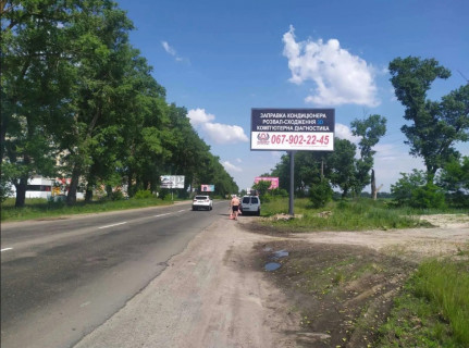 Billboard B in Bilogorodka, Board 3x6м  st. Bilogorods'ka, viddil prodazu ZK "Persij Parkovij", zupinka, viizd z ZK na avtodorogu Kiiv - Bisiv, v bik s. Bilogorodka Photo 1