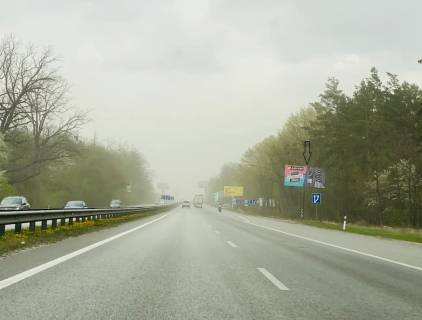 Billboard A in Mriya, Board 3x6м  Zitomirs'ka trasa 28+200km., s. Mria, AZS "DT EURO5 SWIMER", Baggi centr <<Skorost' i masterstvo>>, v bik m. Zitomir Photo 1