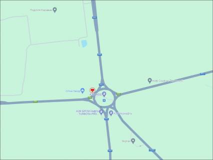 Billboard A in Khmelnitsky trasi, 3x6  Trasa Zitomir - Cernivci N-03, viizd z m. Hmel'nic'kij, kolo, u bik Cernivciv, (1) scheme