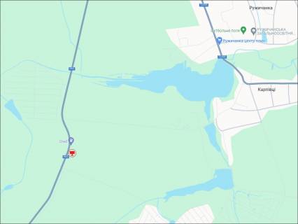 Billboard A in Khmelnitsky, 3x6  Trasa Zitomir - Cernivci N-03, viizd z m. Hmel'nic'kij, AZS "Shell", u bik Cernivciv scheme