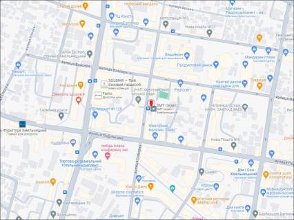 Billboard B in Khmelnitsky Соборна вул. 17 (ЦНАП, центр продринок) scheme