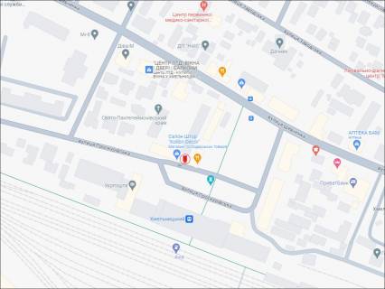Non-Standard A in Khmelnitsky Proskurivs'ka st., 107, bila zaliznicnogo vokzalu, (1) scheme