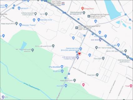 Billboard A in Khmelnitsky, 3x6  Trudova st., AZK "BRSM", rinok avtozapcastin scheme