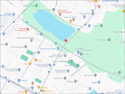 Billboard B in Khmelnitsky, 3x6  Mirnogo st., bila ozera, (1) scheme