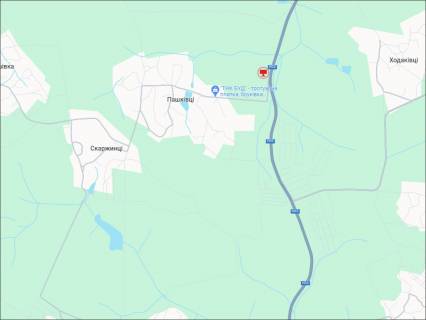 Billboard B in Khmelnitsky trasi, 3x6  Trasa Zitomir - Cernivci N-03, povorot na s.Paskivci, napramok na Rivne, Zitomir scheme