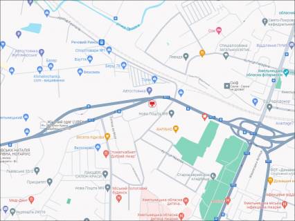 Billboard B in Khmelnitsky, 3x6  L'vivs'ke sose, 7, navproti Recovogo rinku scheme