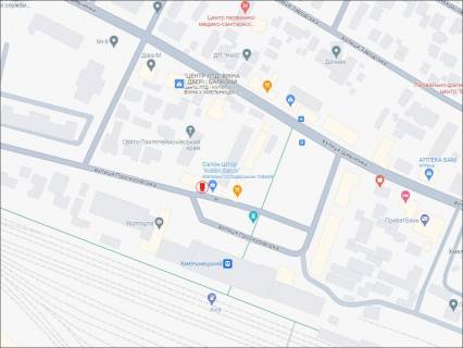 Billboard A in Khmelnitsky Проскурівська вул. 107 (біля ж/д вокзалу, кафе Мрія) №2 scheme