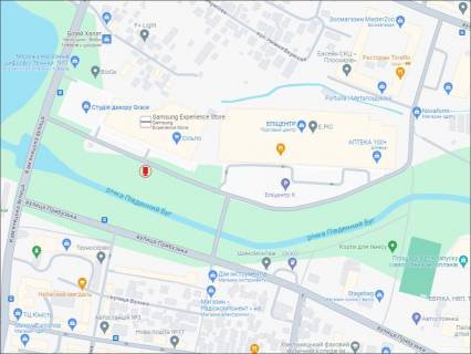 Billboard B in Khmelnitsky Бандери вул. 2а (біля трц Оазис) №6 scheme