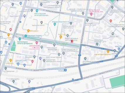 Billboard A in Khmelnitsky Героїв Маріуполя вул. 1 (РАЦС) scheme