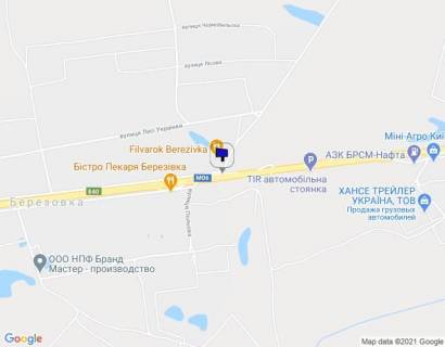 Billboard A in Berezivka (Kiev region), 6х3  s. Berezivka, Zitomirs'ka trasa, 37 km poruc z RK "Fil'varok" v napramku Zitomira scheme