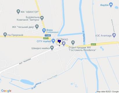 Billboard B in Gostomel, 6х3  s. Gostomel', st. Ckalova, 11-a (v'izd v m. Irpin' bila zapravki "OKKO") scheme