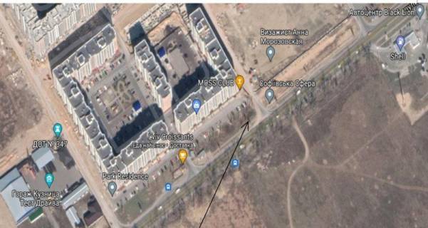 Billboard B in Sofiivska Borshchagivka, 6х3  s. Sofiivs'ka Borsagivka, st. Soborna, 126/14, napramov u Kiiv ,storona B scheme