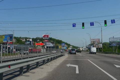 Billboard B in Lisniki (Kiev region), 6х3  s. Lisniki, Novoobuhivs'ke sose / st. Vatutina, 168 na svitlofori (bila "ATB No 199") v napramku Kieva Photo 1