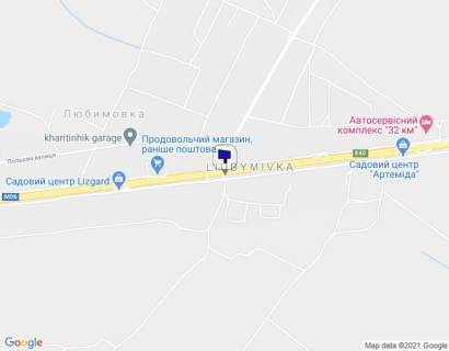 Billboard A in Lyubimivka, 6х3  s. Lubimivka, Zitomirs'ka trasa, 33 km v napramku Kieva scheme