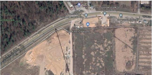 Billboard B in Sofiivska Borshchagivka, 6х3  s. Sofiivs'ka Borsagivka, st. Soborna, 400m za povorotom na st. Zelena, v napramku z  Kieva , storona B scheme