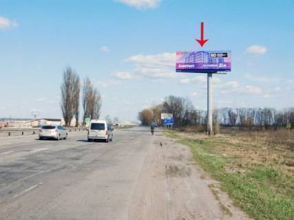 Billboard  in Kyiv, 12x4  50.2771395300, 30.3437499500, Недалеко від м.Київ Photo 1