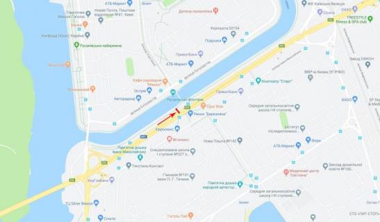 Scrolller, Scroll B in Kyiv, 3,14x2,32  Sobornosti pr-t (Vozz'ednanna) z centru, Mc Donalds, v napramku Darnic'koi plosi - 231749 scheme