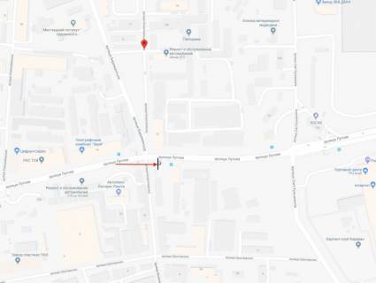 Billboard  in Kyiv, 3x6  50.5055543200, 30.4651250200, scheme