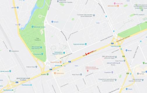 Billboard  in Kyiv, 3x6  50.4589570200, 30.6222263100, scheme