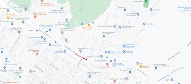 Billboard  in Kyiv, 3,14x2,32  50.4206244631, 30.4869157940, scheme