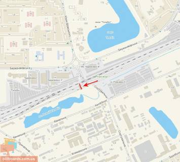 Non-Standard A in Kyiv Darnic'ke sose, perehid bila z/d stancii "Livij bereg" ", 2,4 * 16 m, napramok u centr scheme