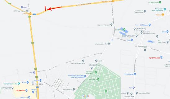 Megaboard A in Kyiv, 12x4  Velika Kil'ceva doroga 32, do Mis'kij st. scheme