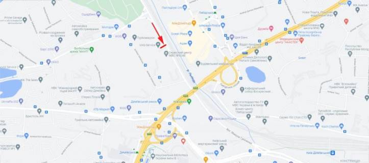 Prismatron, Prism A in Kyiv, 2x4  Grincenka M. st. 18, ruh v napramku Libids'ka pl. - 183712 scheme