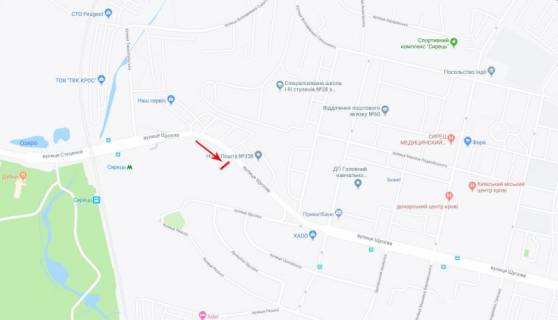 Billboard  in Kyiv, 3x6  50.4764871800, 30.4341240500, scheme