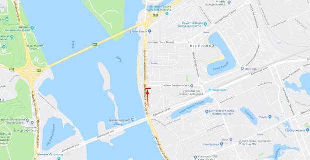 Prismatron, Prism A in Kyiv, 2x4  Dniprovs'ka naberezna /st. Bereznakivs'ka, 31, svitlofor, supermarket "Velmart" v centr - 183774 scheme