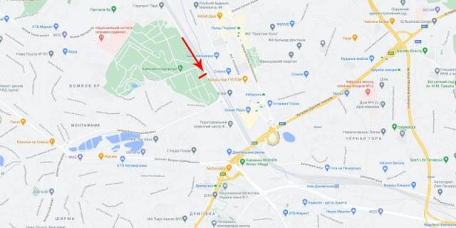 Billboard  in Kyiv, 3,14x2,3  50.4164521992, 30.5152436640, scheme