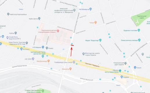 Video Billboard A in Kyiv, 3,14x2,32  Чорновола вул. 41, рух в напрямку вул. Павлівська - 617884 scheme