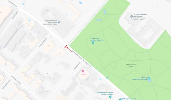 Cityscroll B in Kyiv, 1.2x1.8  Grusevs'kogo Mihajla st. 22 scheme