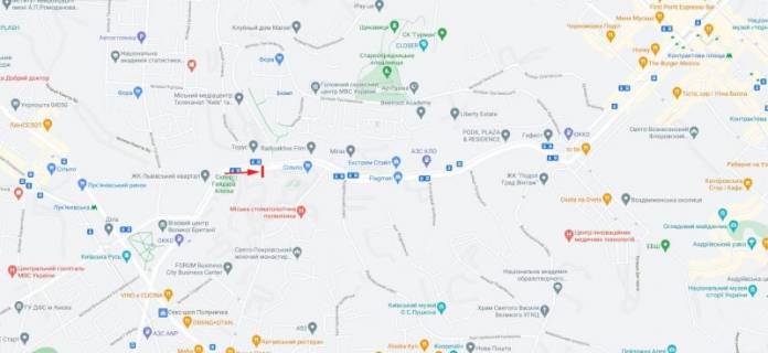 Video Billboard A in Kyiv, 3,14x2,32  Глибочицька вул. 28 , світлофор, ЖК "Greenville Park" - 617893 scheme
