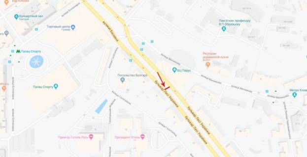 Billboard  in Kyiv, 1,2x1,8  50.4372483500, 30.5268254700, scheme