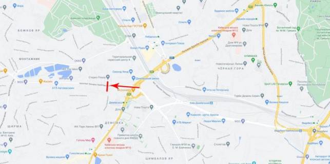 Non-Standard A in Kyiv, 8x2  Lobanovs'kogo pr-t do Sevastopol's'koi plosi scheme