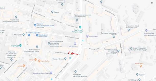 Billboard  in Kyiv, 1,2x1,8  50.4320994700, 30.5440087900, scheme