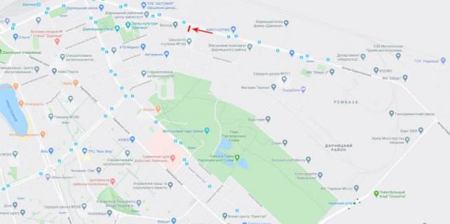 Billboard  in Kyiv, 3x6  50.4288598685, 30.6676732793, scheme