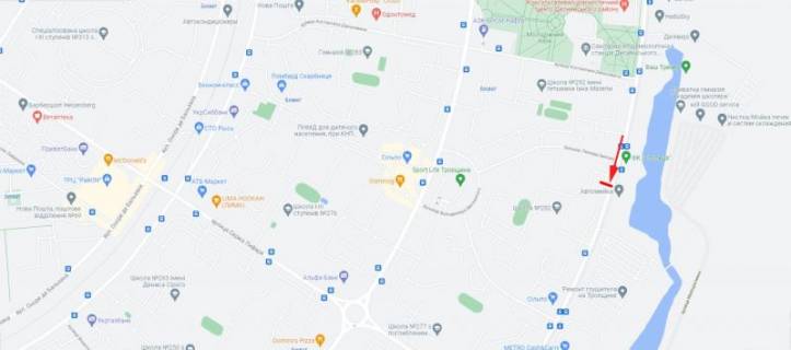 Billboard  in Kyiv, 3x6  50.5167197800, 30.6262775000, scheme