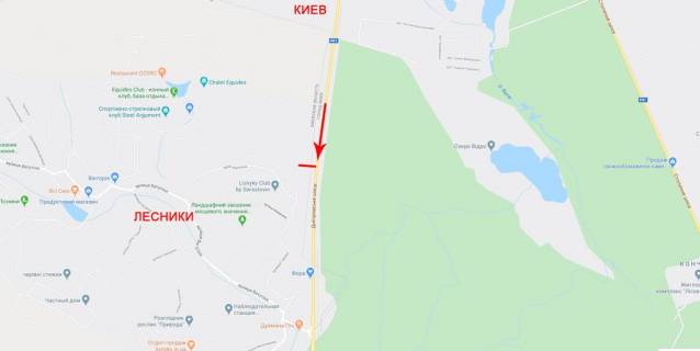 Megaboard A in Lisniki (Kiev region), 12x4  viizd z Kieva, do Znam'anki, pered povorotom na n.p.Lesniki, do kotedz. mistecka Grinvic Hill scheme