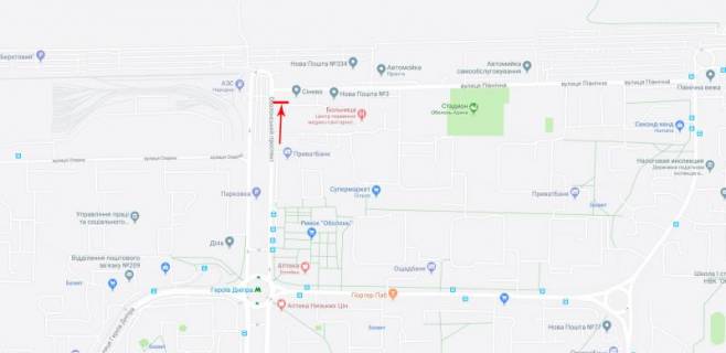 Billboard  in Kyiv, 3x6  50.5272551200, 30.4996064500, scheme