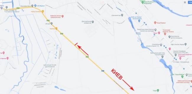 Billboard  in Kyiv, 3x6  50.5436150696, 30.3101620868, scheme