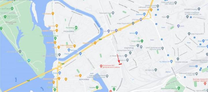 Billboard  in Kyiv, 3x6  50.4300184100, 30.6158748400, scheme