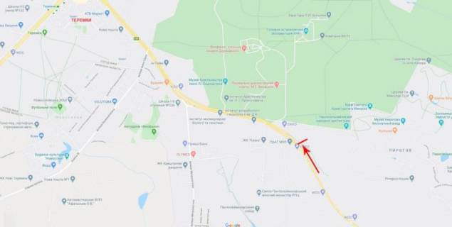 Megaboard A in Kyiv, 12x4  Zabolotnogo akademika st., poruc zapravka "OKKO", do Odes'koi pl. scheme